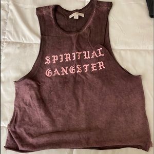 Spiritual gangster muscle tank